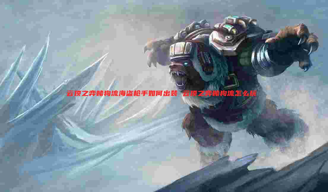 云顶之弈赌狗流海盗枪手如何出装 云顶之弈赌狗流怎么玩